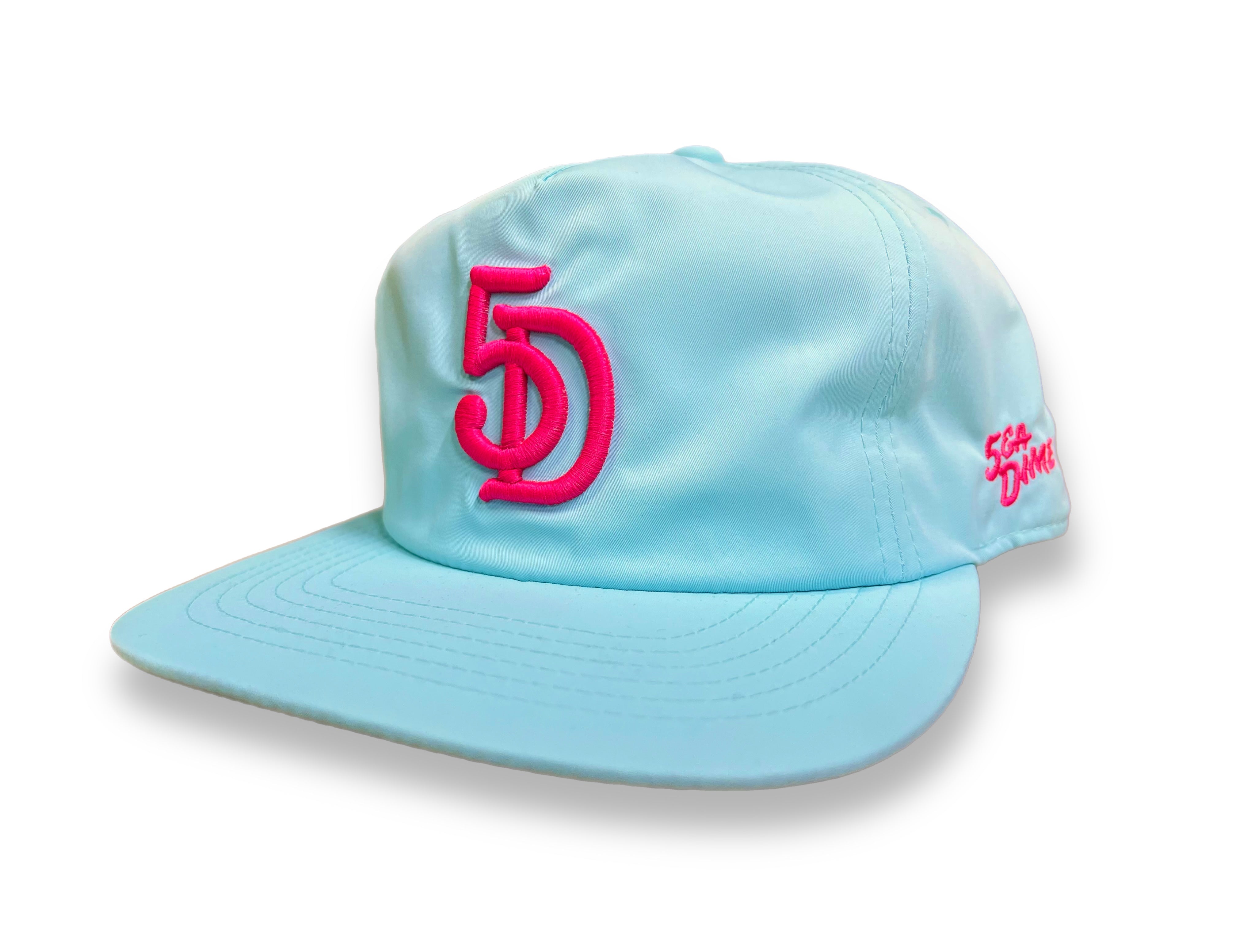 CITY FAITHFUL SNAPBACK CAP (MINT/HOT PINK) – 5&A Dime