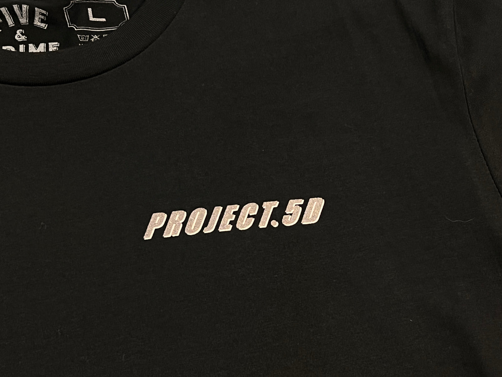 PROJECT 5D TEE (BLACK/SILVER) – 5&A Dime