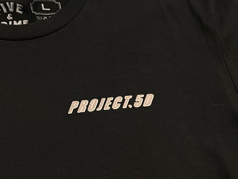 PROJECT 5D TEE (BLACK/SILVER)