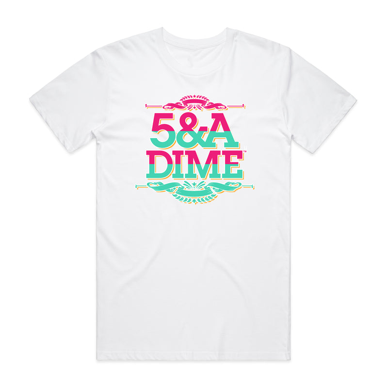 CLASSIC STACK LOGO TEE (WHITE/YELLOW/PINK/MINT)